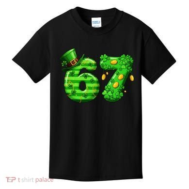 Viral 67 St Patrick's Day 6-7 Meme Irish Kids T-Shirt