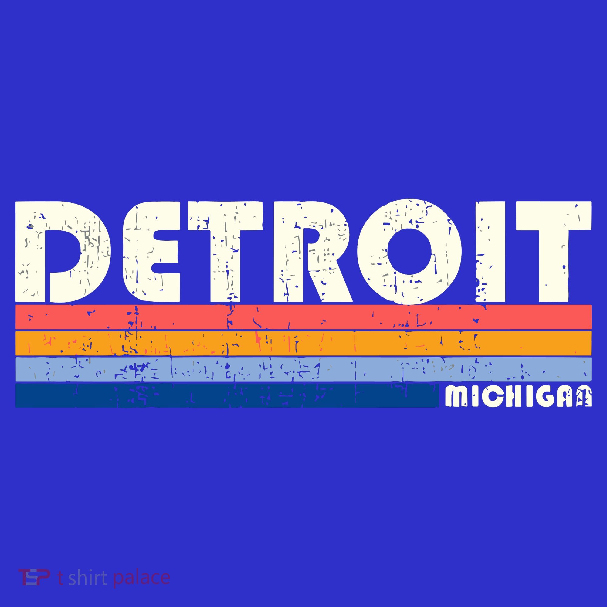 Vintage 70s 80s Style Detroit Mi Great Gift T-Shirt
