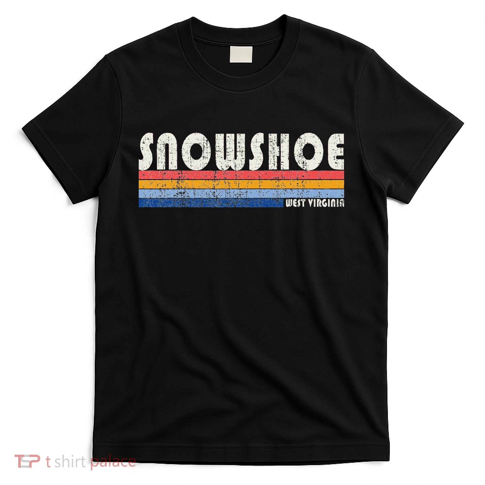 Vintage 70s 80s Style Snowshoe Wv T-Shirt