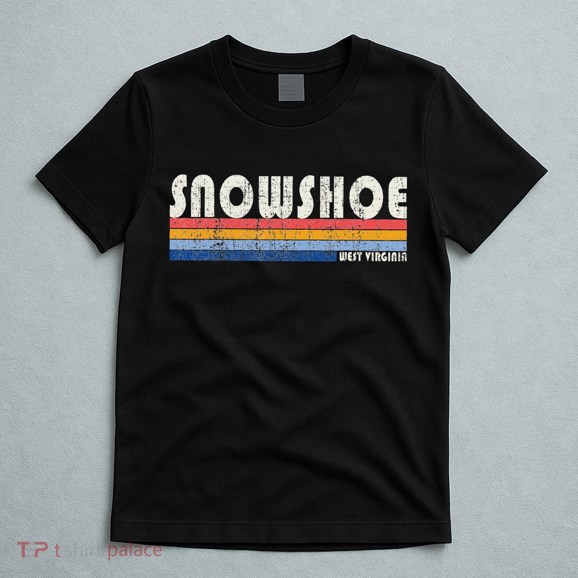 Vintage 70s 80s Style Snowshoe Wv T-Shirt