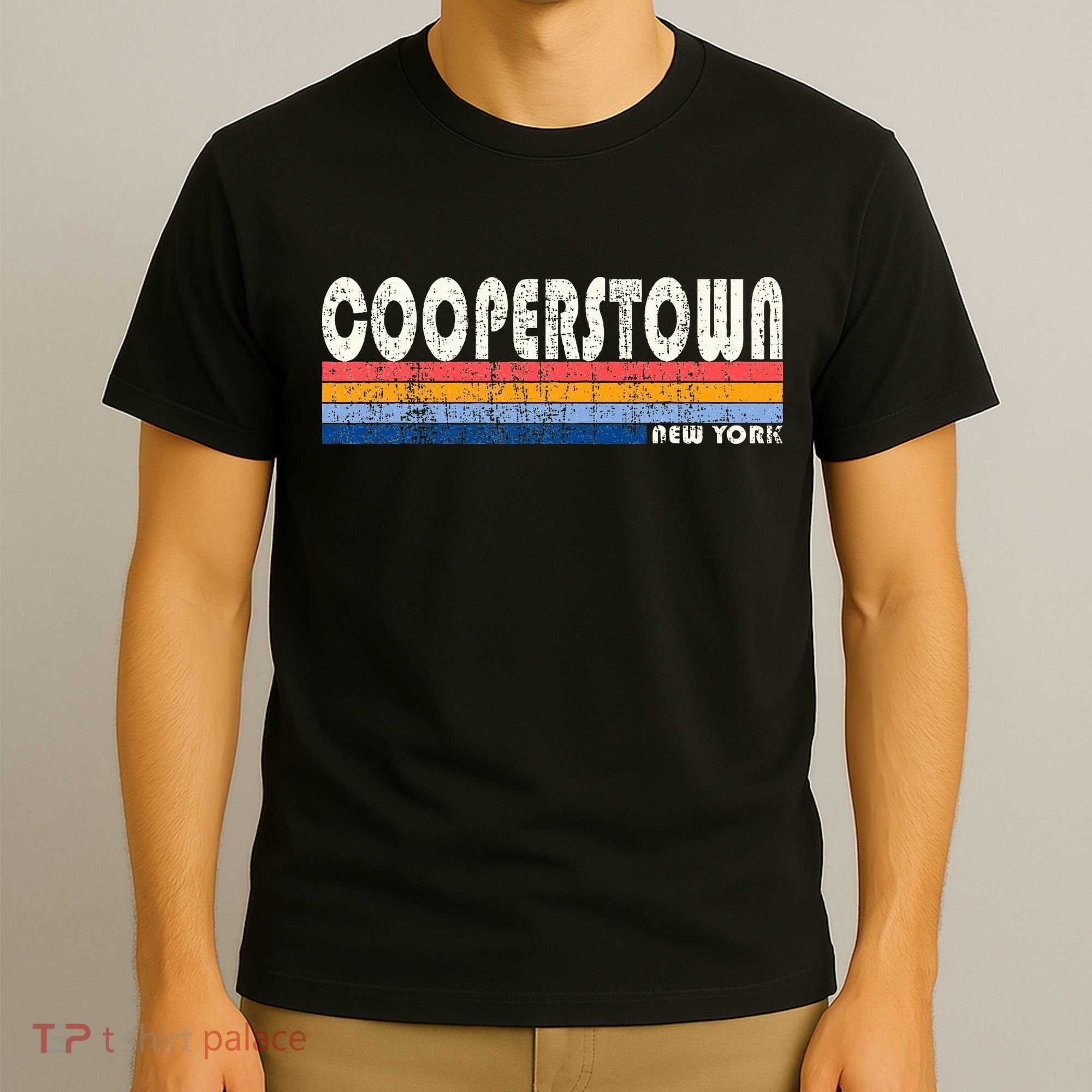 Vintage 70s 80s Style Cooperstown T-Shirt