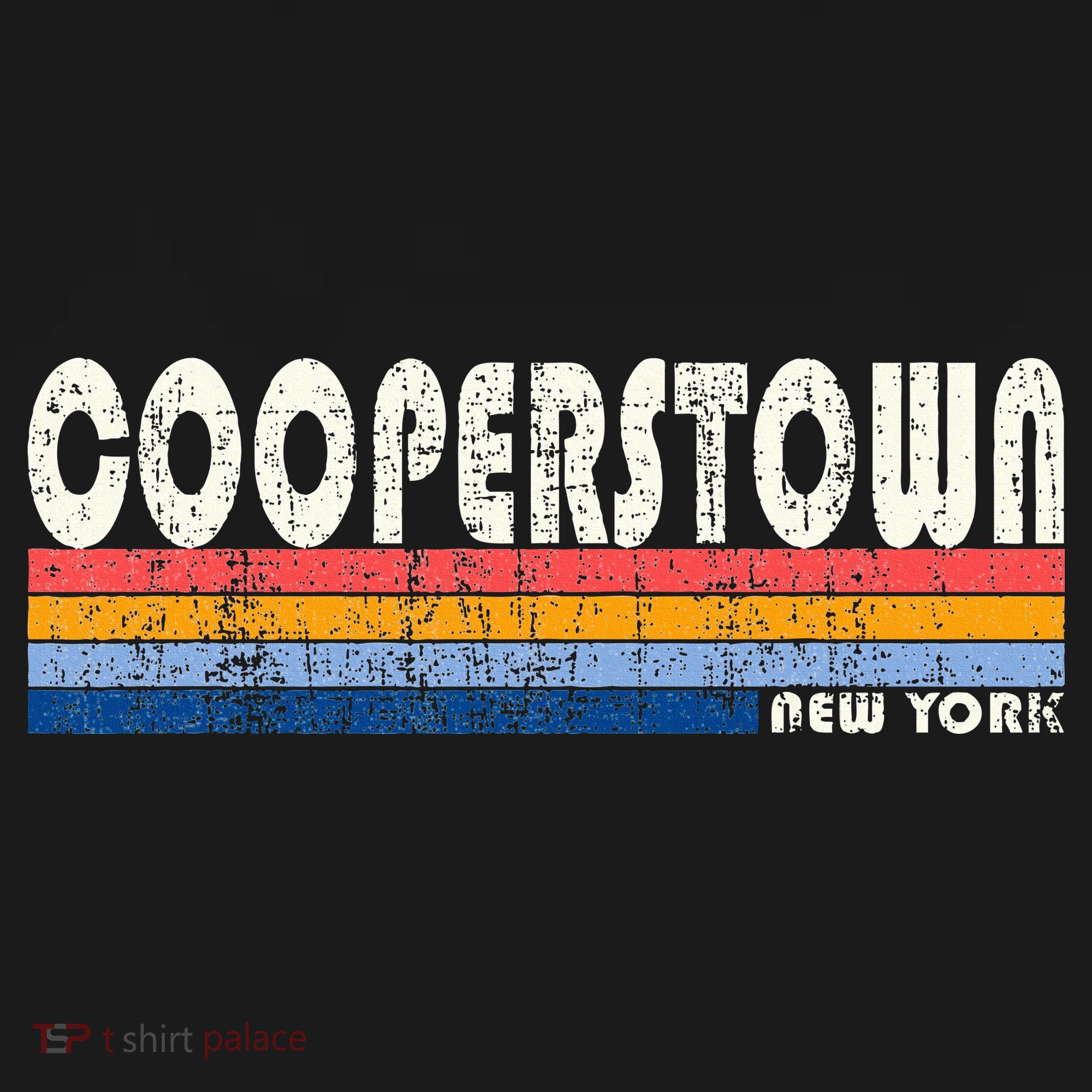 Vintage 70s 80s Style Cooperstown T-Shirt