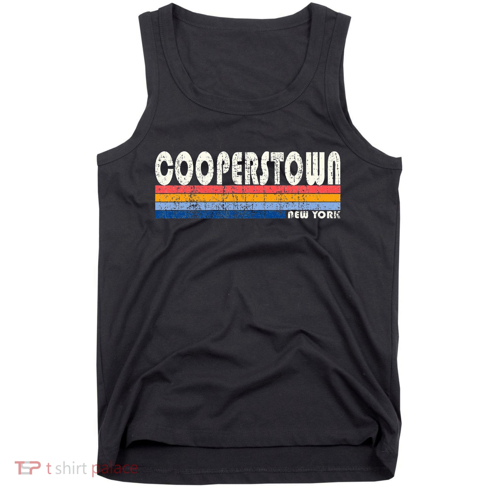 Vintage 70s 80s Style Cooperstown Tank Top