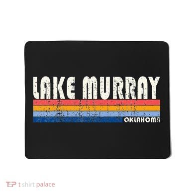 Vintage 70s 80s Style Lake Murray Ok Mousepad