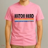 Vintage 70s 80s Style Hilton Head South Carolina T-Shirt thumb 3