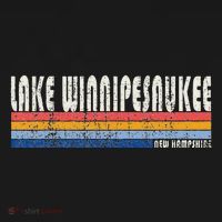 Vintage 70s 80s Style Lake Winnipesaukee Nh T-Shirt thumb 7
