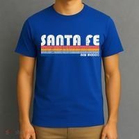 Vintage 70s 80s Style Santa Fe Nm Great Gift T-Shirt thumb 3