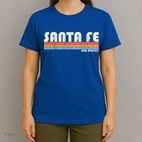 Vintage 70s 80s Style Santa Fe Nm Great Gift T-Shirt thumb 4