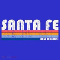 Vintage 70s 80s Style Santa Fe Nm Great Gift T-Shirt thumb 7