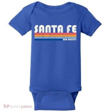 Vintage 70s 80s Style Santa Fe Nm Great Gift Baby Bodysuit