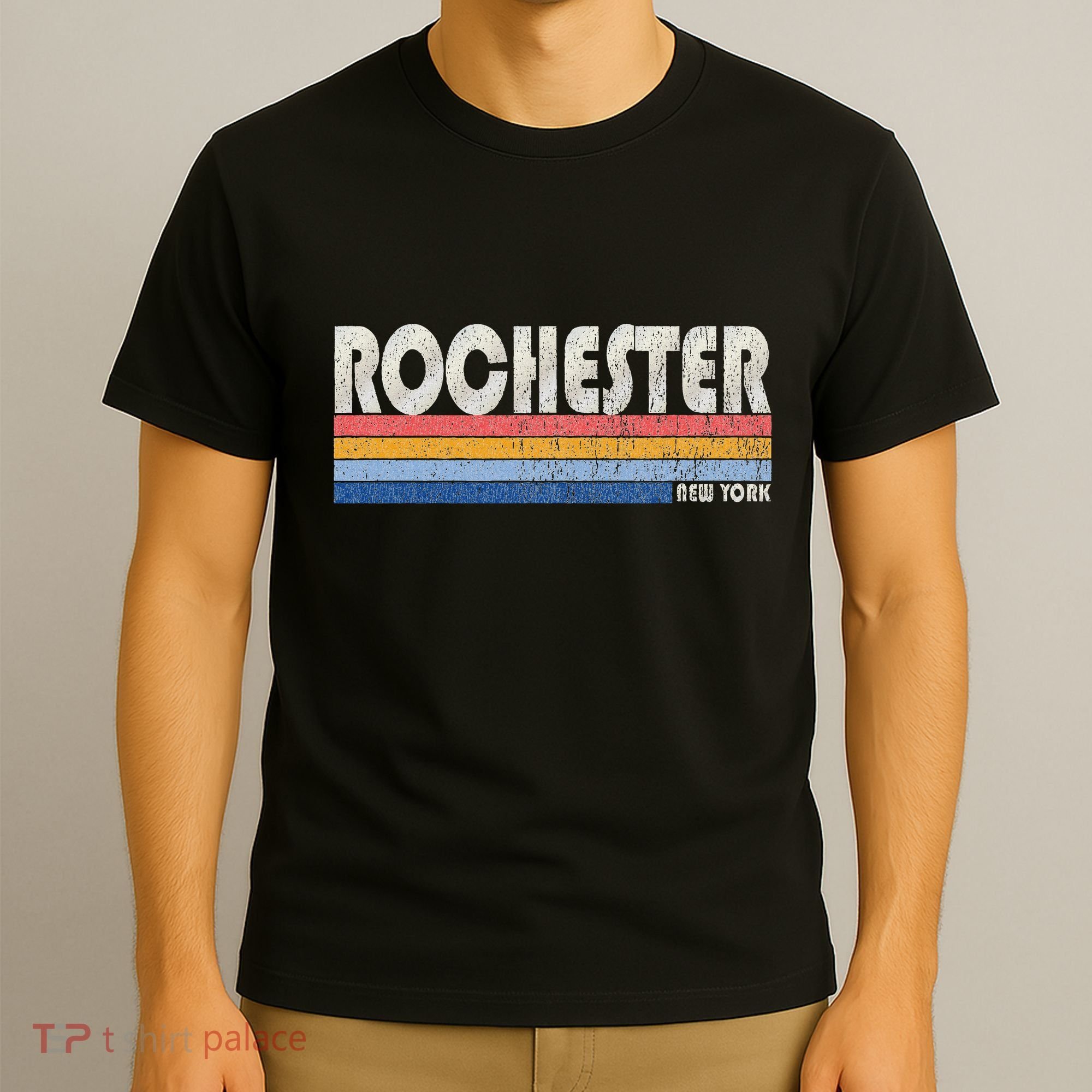 Vintage 70s 80s Style Rochester Ny T-Shirt
