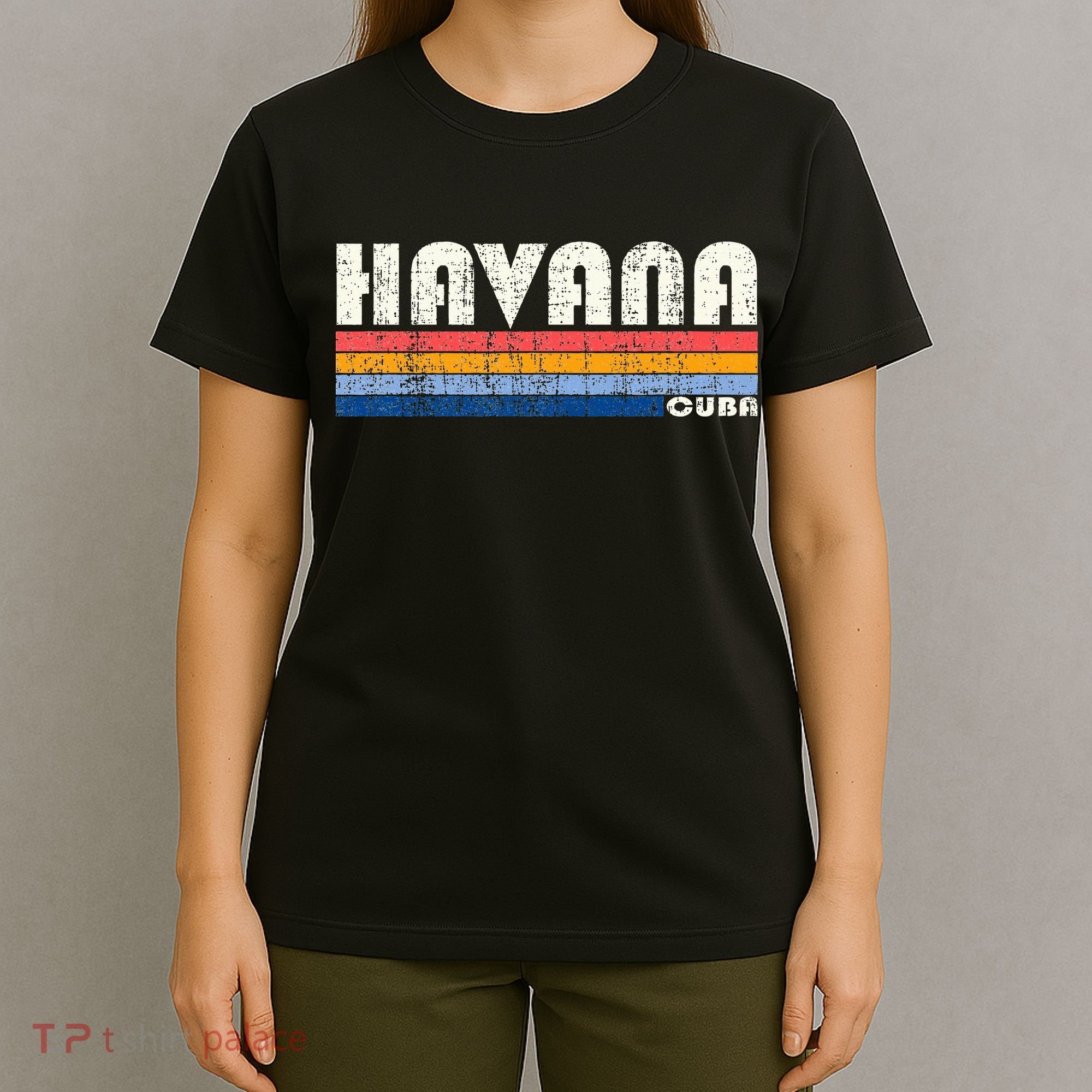 Vintage 70s 80s Style Havana Cuba T-Shirt