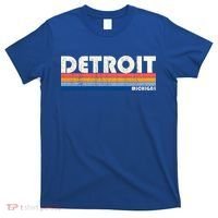 Vintage 70s 80s Style Detroit Mi Great Gift T-Shirt thumb 0