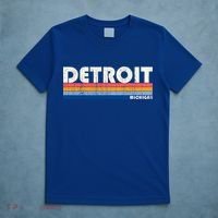 Vintage 70s 80s Style Detroit Mi Great Gift T-Shirt thumb 5