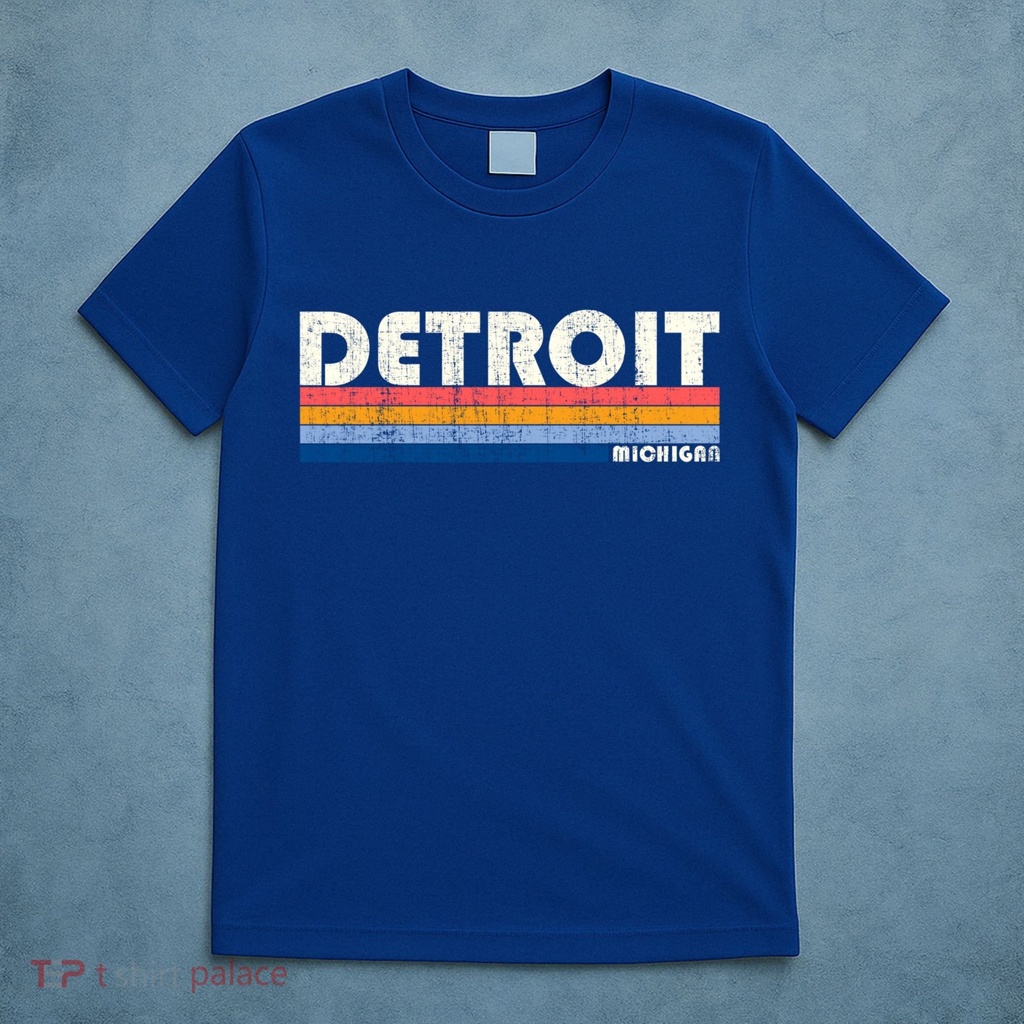 Vintage 70s 80s Style Detroit Mi Great Gift T-Shirt