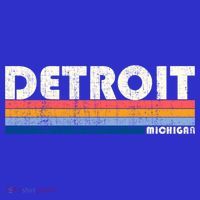 Vintage 70s 80s Style Detroit Mi Great Gift T-Shirt thumb 7