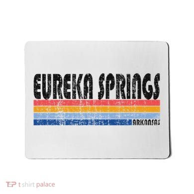 Vintage 70s 80s Style Eureka Springs Arkansas Mousepad