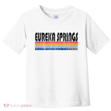 Vintage 70s 80s Style Eureka Springs Arkansas Toddler T-Shirt