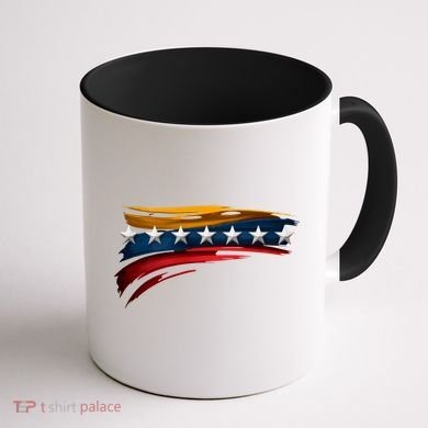 Venezuela 7 Big Stars Flag Minimalist Coffee Mug back