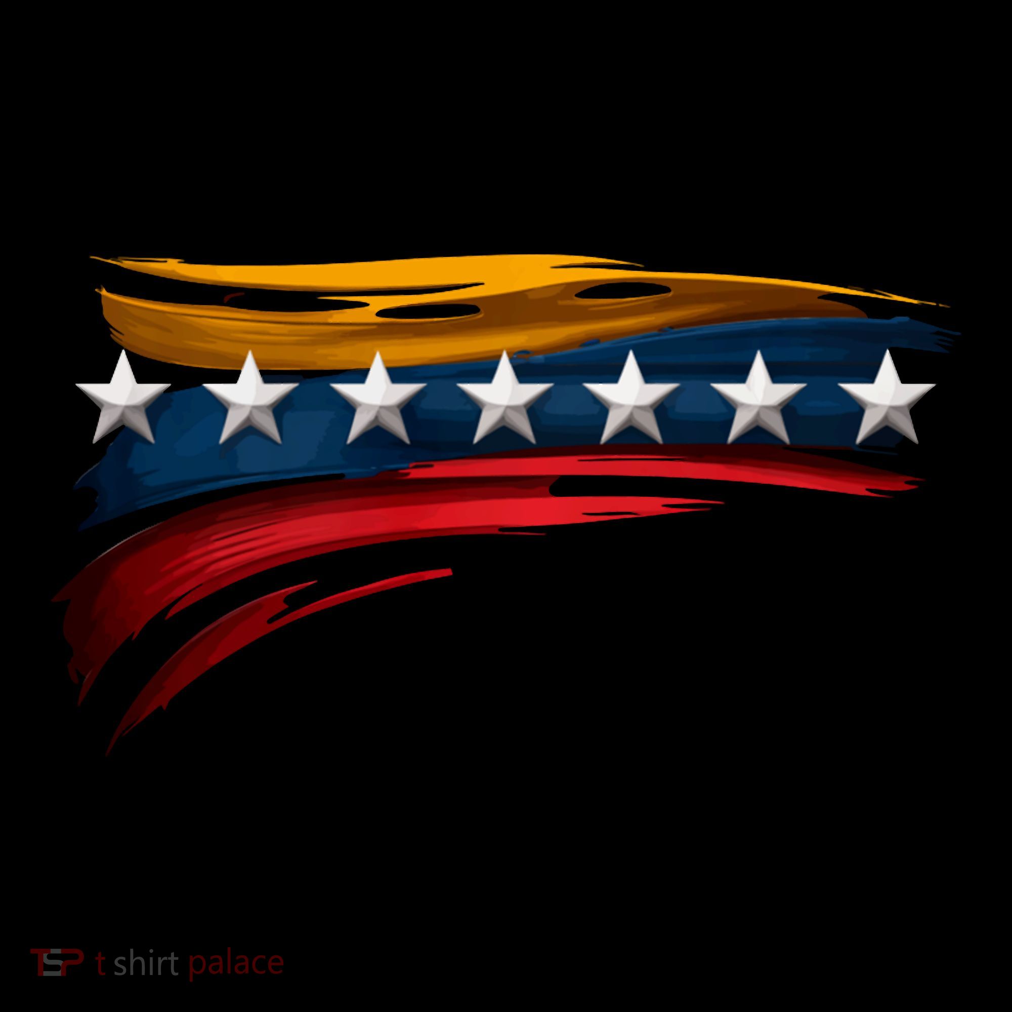 Venezuela 7 Big Stars Flag Minimalist Women's Hoodie