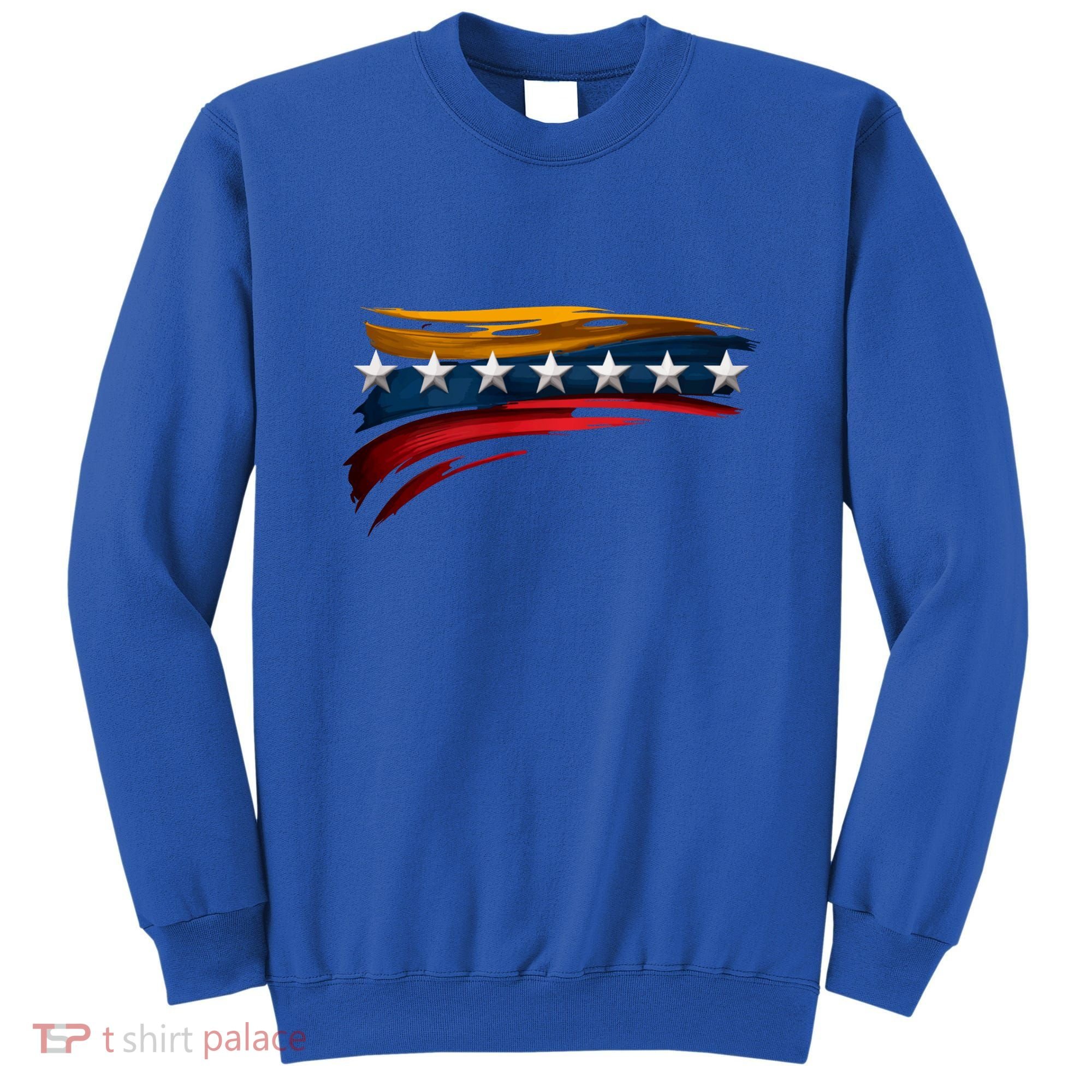 Venezuela 7 Big Stars Flag Minimalist Sweatshirt