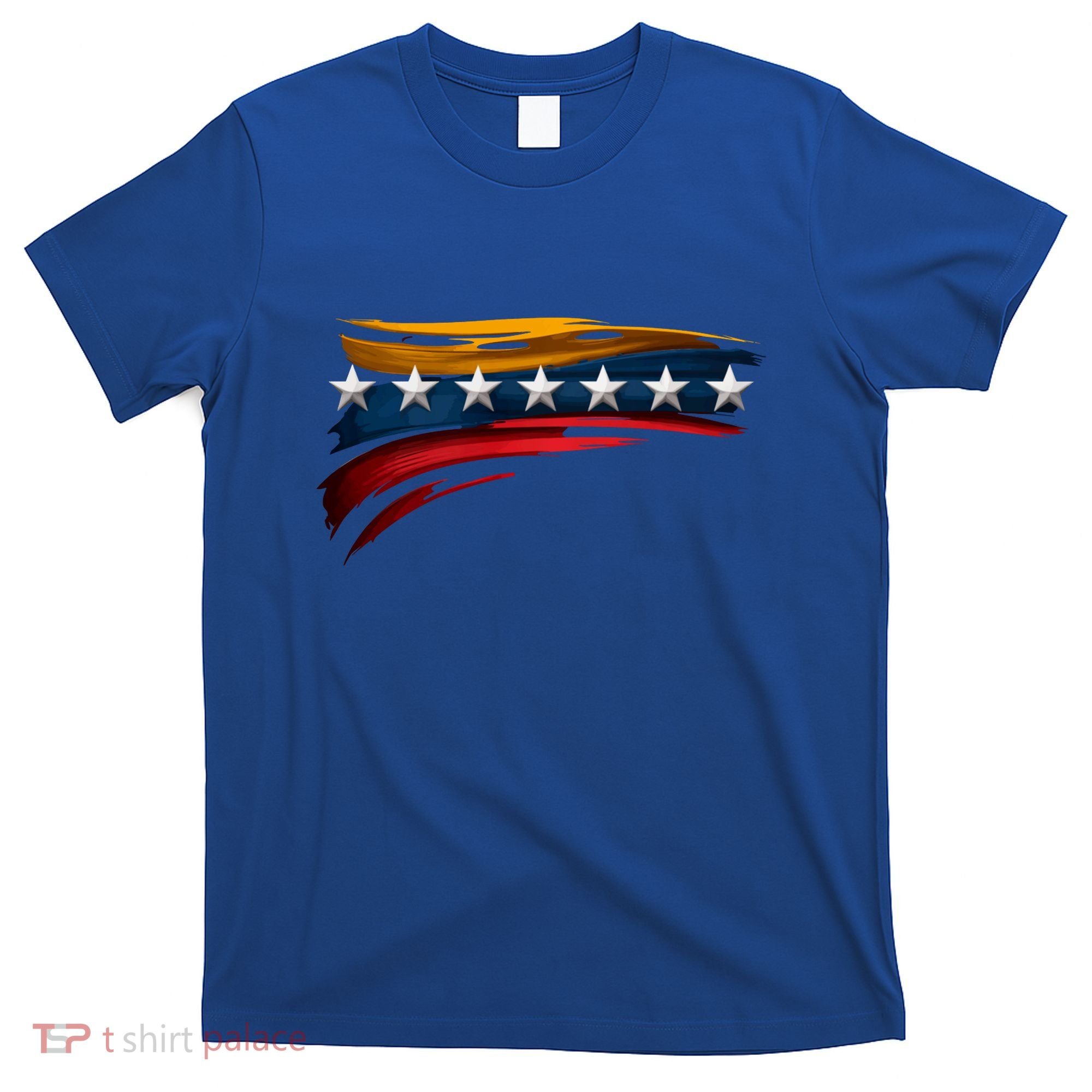 Venezuela 7 Big Stars Flag Minimalist T-Shirt