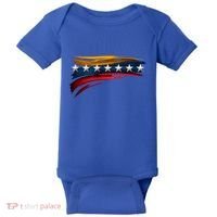Venezuela 7 Big Stars Flag Minimalist Baby Bodysuit thumb 0