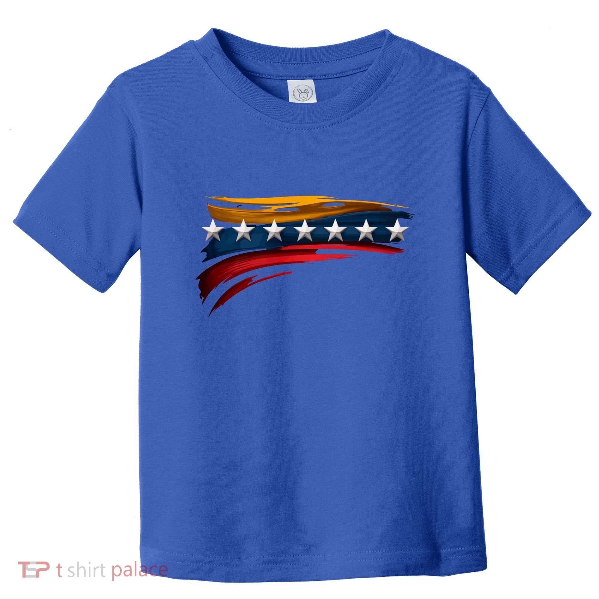Venezuela 7 Big Stars Flag Minimalist Toddler T-Shirt