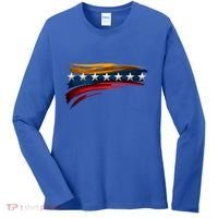 Venezuela 7 Big Stars Flag Minimalist Women's Long Sleeve Shirt thumb 0