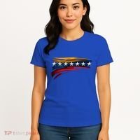 Venezuela 7 Big Stars Flag Minimalist Women's T-Shirt thumb 4