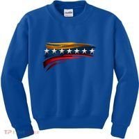 Venezuela 7 Big Stars Flag Minimalist Kids Sweatshirt thumb 0