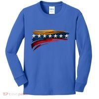 Venezuela 7 Big Stars Flag Minimalist Kids Long Sleeve Shirt thumb 0