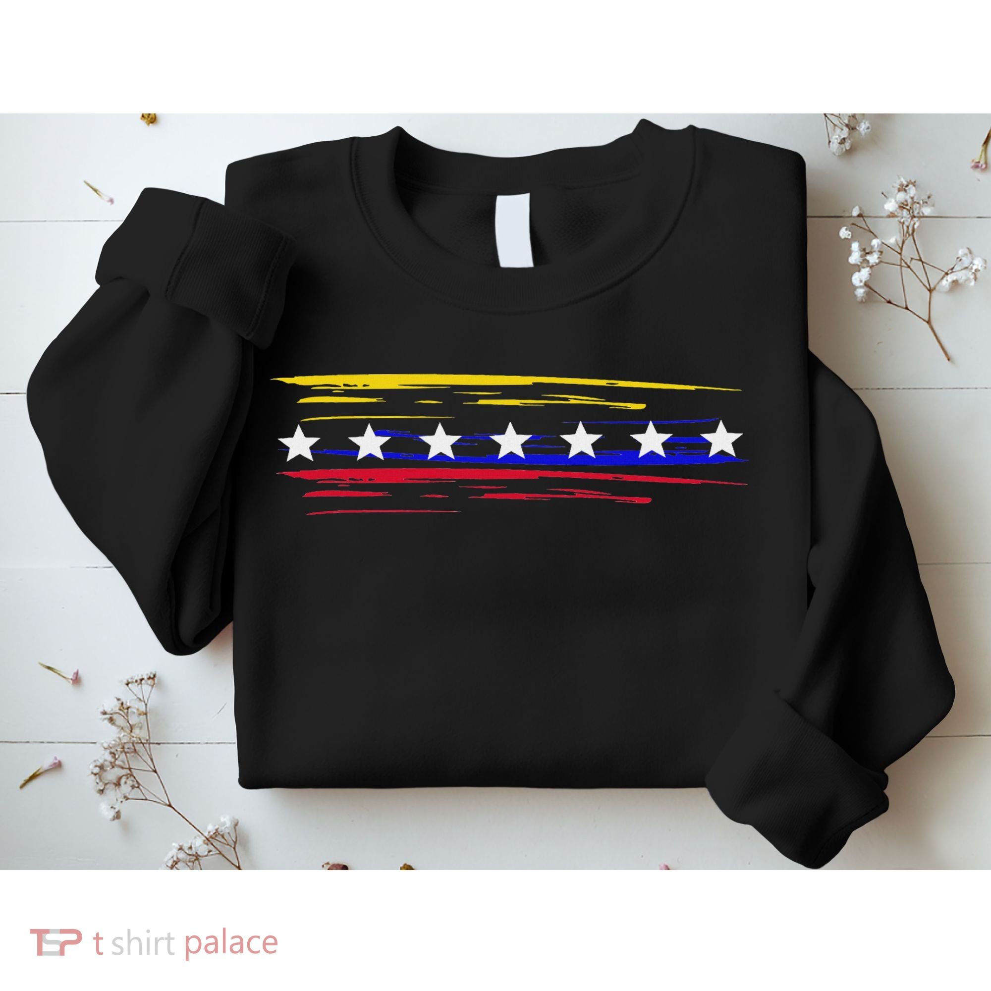 Venezuela 7 Big Stars Flag Minimalist Sweatshirt