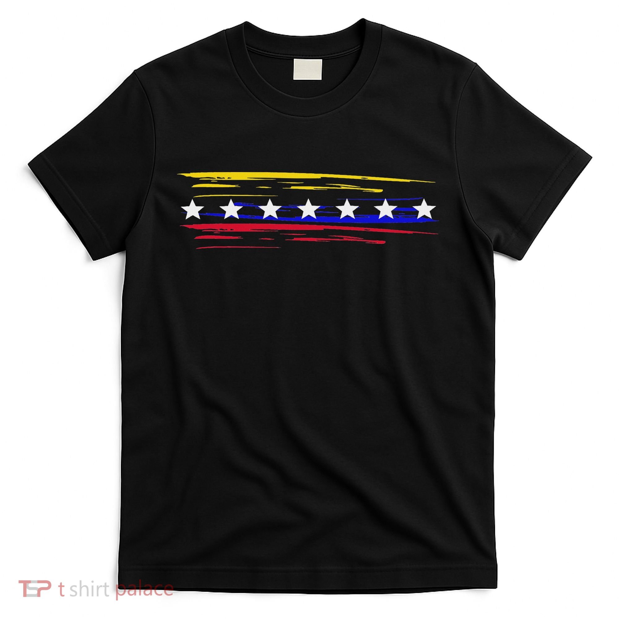 Venezuela 7 Big Stars Flag Minimalist T-Shirt