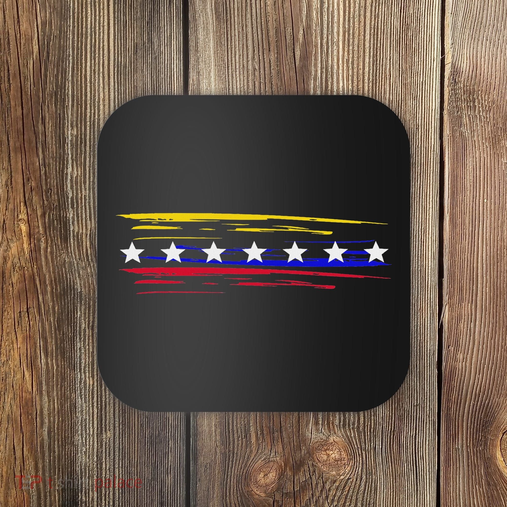 Venezuela 7 Big Stars Flag Minimalist Coaster