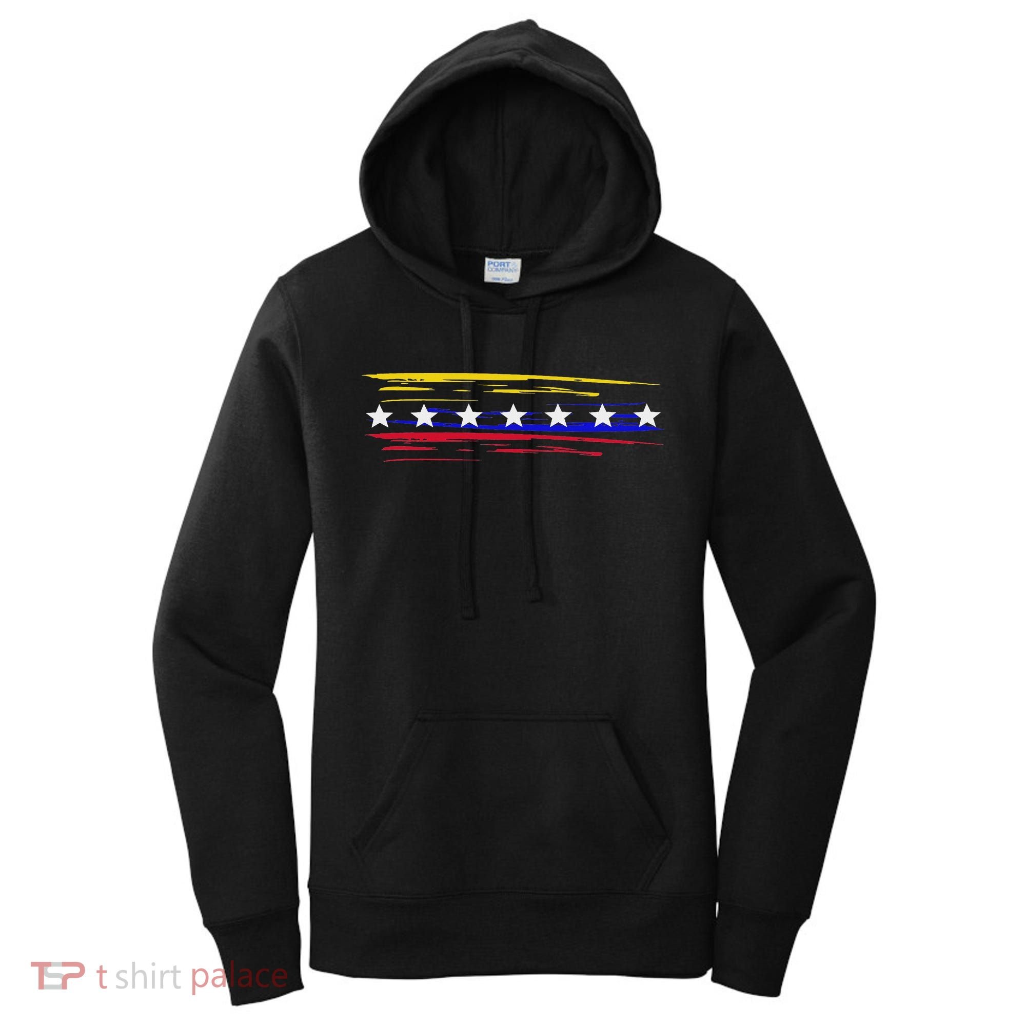 Venezuela 7 Big Stars Flag Minimalist Women's Hoodie