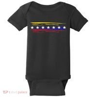 Venezuela 7 Big Stars Flag Minimalist Baby Bodysuit thumb 0