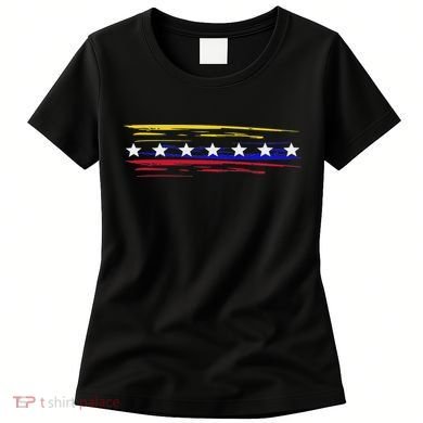 Venezuela 7 Big Stars Flag Minimalist Women's T-Shirt