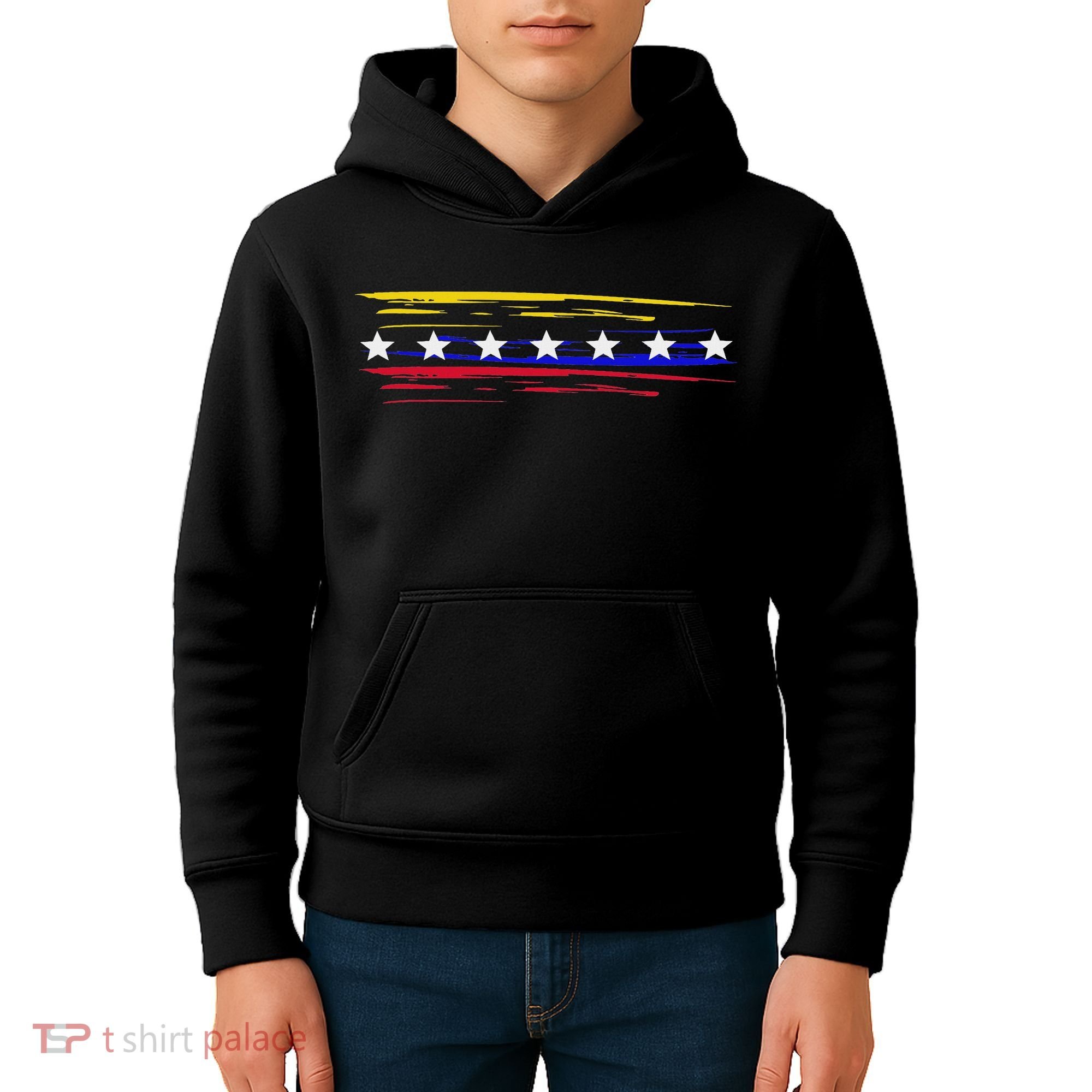 Venezuela 7 Big Stars Flag Minimalist Kids Hoodie
