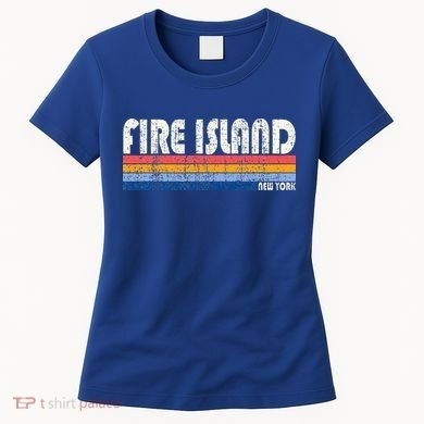 Vintage 70s Fire Island New York Women's T-Shirt