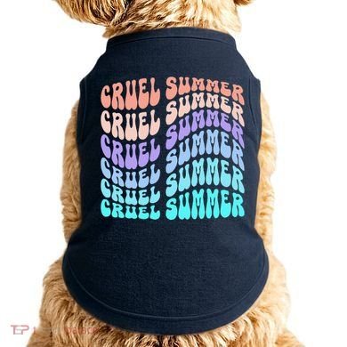 Vintage 70s Style Groovy Style Doggie Tank
