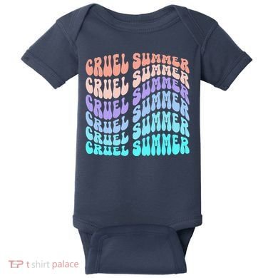 Vintage 70s Style Groovy Style Baby Bodysuit