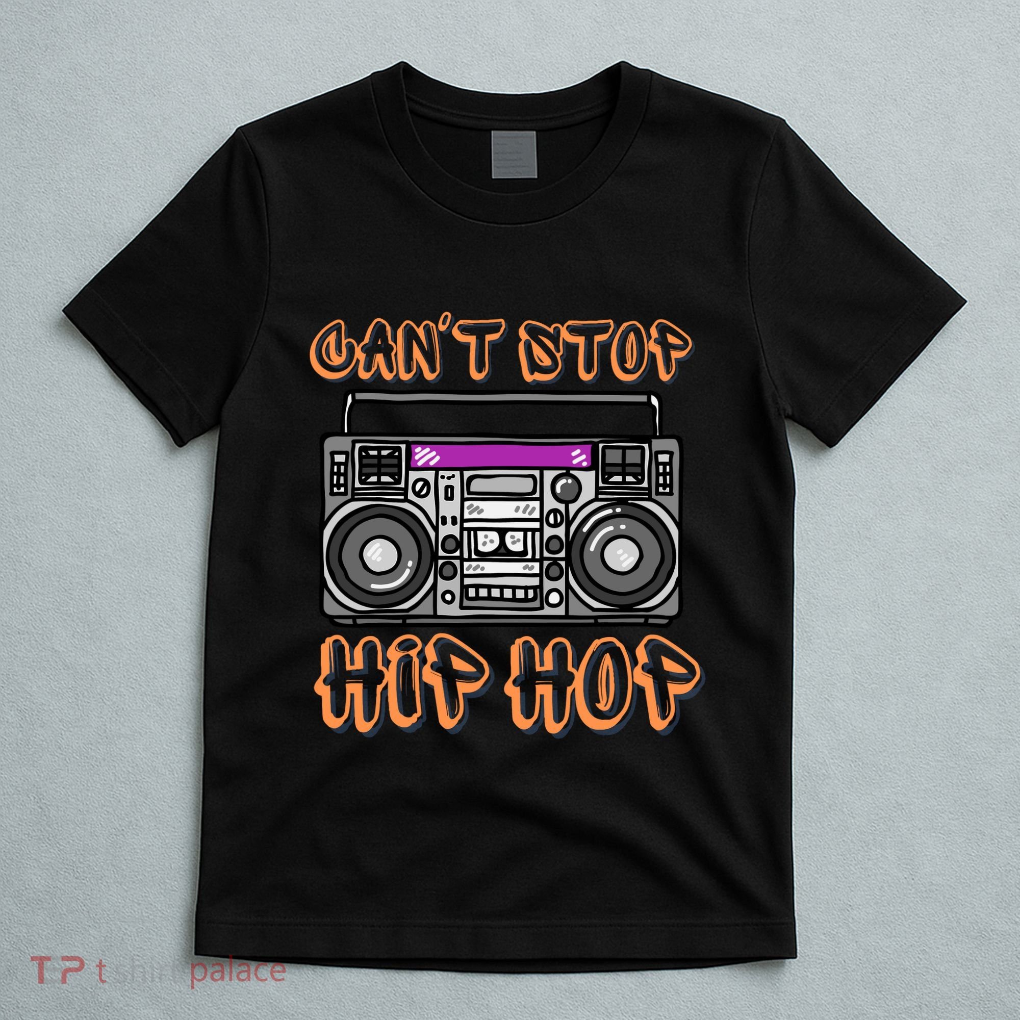Vintage 80S CanT Stop Hip Hop Boombox T-Shirt