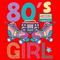 Vibrant 80's Girl Retro Roller Skates Throwback Vibe Santa Hat thumb 1
