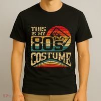 Vintage 80s Outfit This Is My 80S Costume Party T-Shirt thumb 3