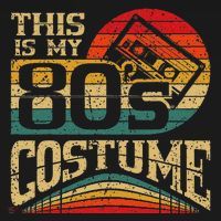 Vintage 80s Outfit This Is My 80S Costume Party T-Shirt thumb 7