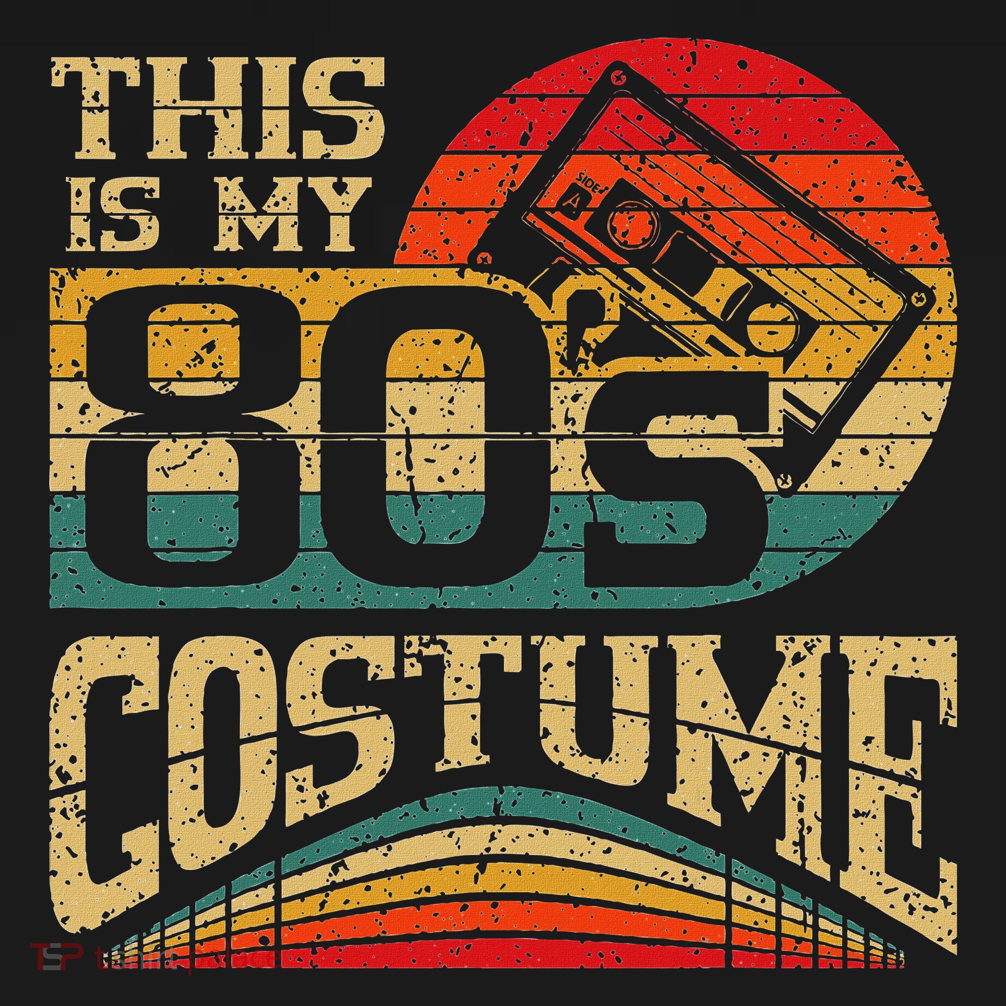 Vintage 80s Outfit This Is My 80S Costume Party T-Shirt