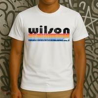 Vintage 80s Style Wilson Nc T-Shirt thumb 3