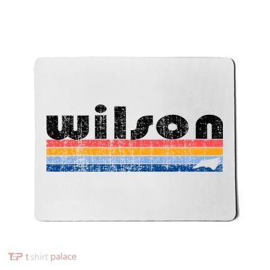 Vintage 80s Style Wilson Nc Mousepad