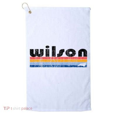 Vintage 80s Style Wilson Nc Golf Towel